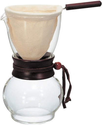 Hario DFN-3 Cloth Filter with Handle for Woodneck Drip Coffee Pot, 480m