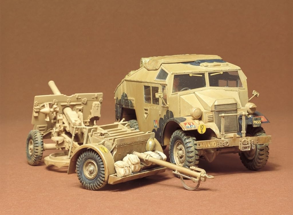 Tamiya 1/35 British 25Lb Gun & Quad