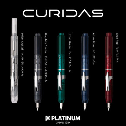 PLATINUM Fountain Pen, Curidus, Urban Green, Fine Point, PKN-7000#43-2