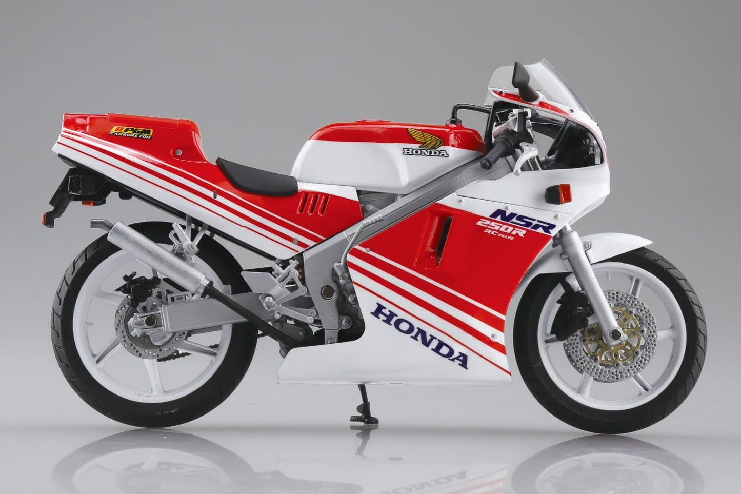 Honda NSR250R ???88 Fighting Red Ross White 1:12 Scale Diecast Bike