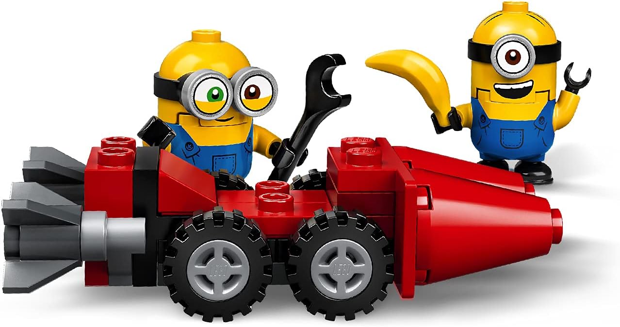 LEGO 75549 Minions Unstoppable Bike Chase Construction Toy with Gru, Bob and Stuart Minion, Movie Gift Idea for Girls and Boys Ages 6 and Up