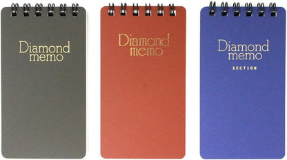 Midori 19001011 Diamond Memo, Small, Black