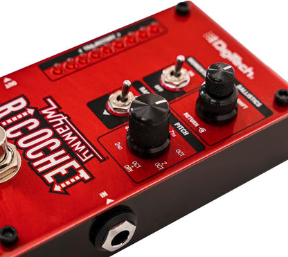 DigiTech Mini Pitch Acoustic Guitar Effect Pedal, Red (Whammy Ricochet)