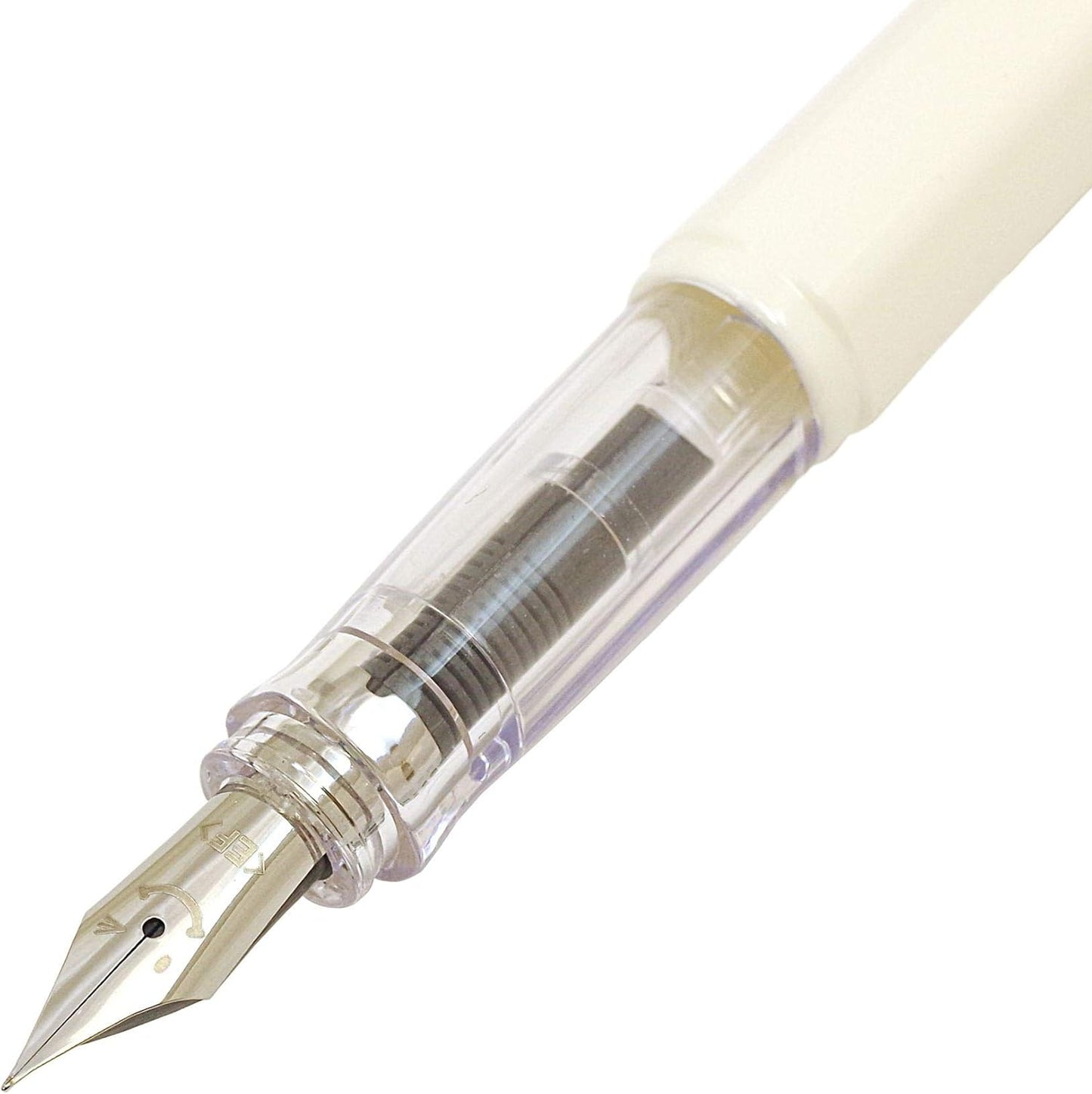 Pilot Fountain Pen JUE Rhino Soft Violet EF (extra fine) front view