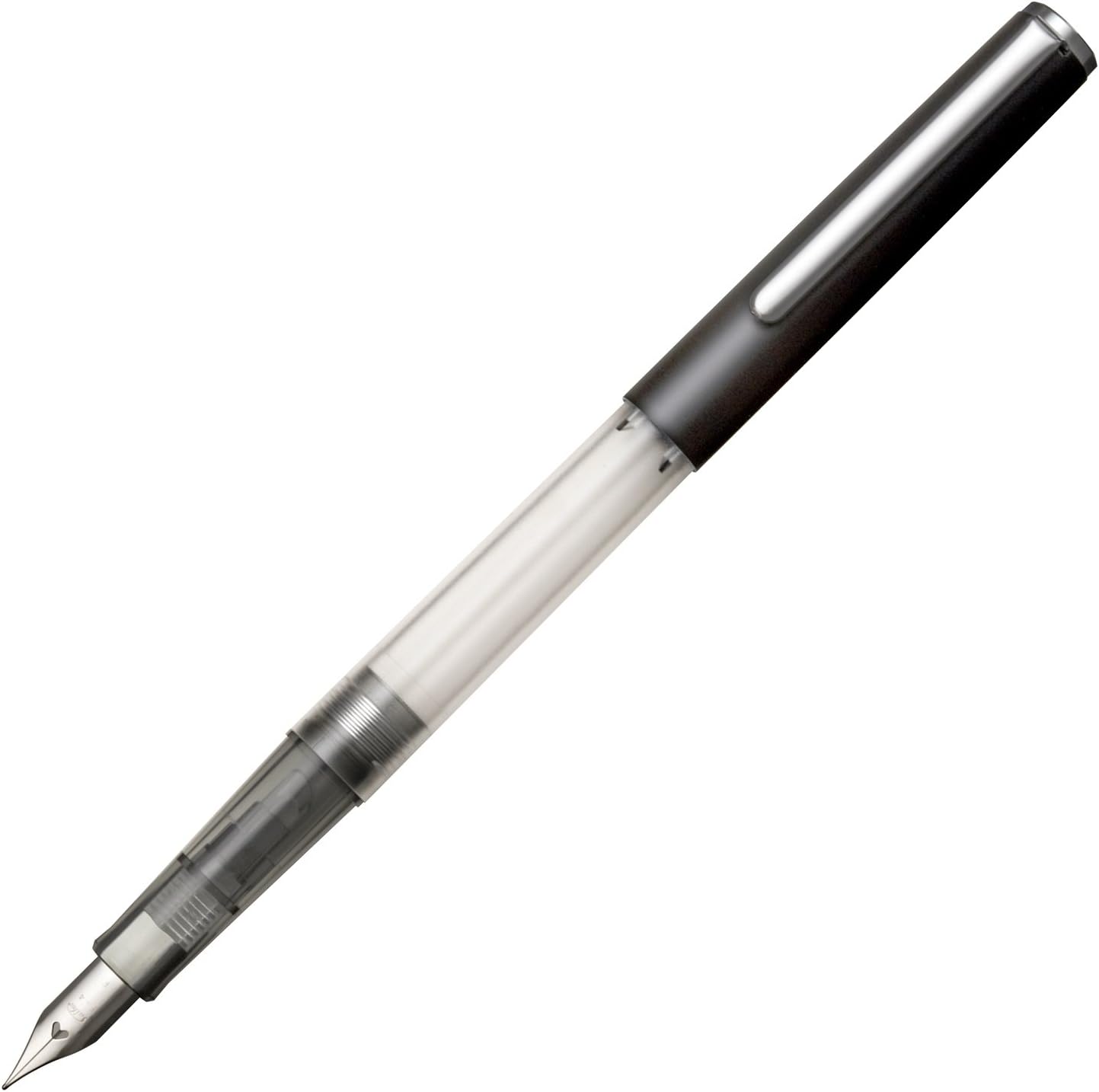 Sailor HighAce Neo Clear Beginners Fountain Pen, Steel Nib, Fine, Black Body (11-0119-220), main image