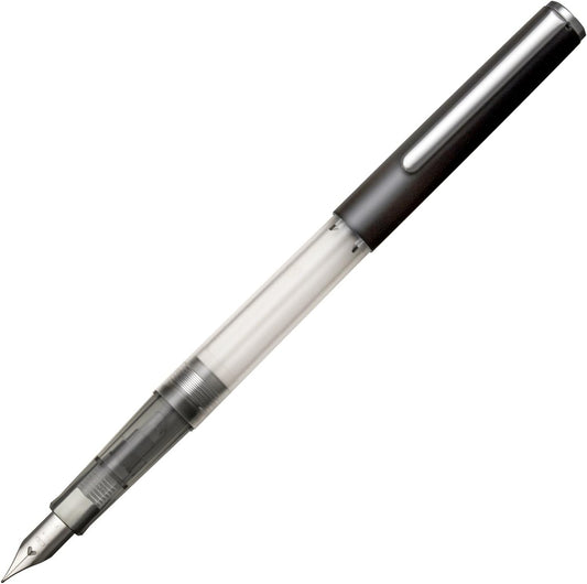 Sailor HighAce Neo Clear Beginners Fountain Pen, Steel Nib, Fine, Black Body (11-0119-220), main image