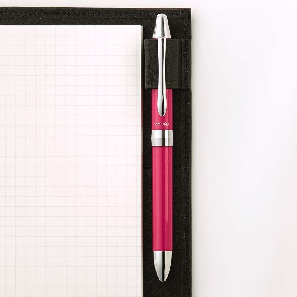 Pentel Multi Function Pen Vicuna Ex, Fine Ballpoint Pen and 0.5mm Mechanical Pencil, Pink (BXW1375P)