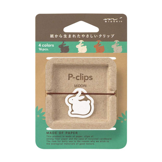 Midori 43399006 Peace Clips Rabbit Pattern