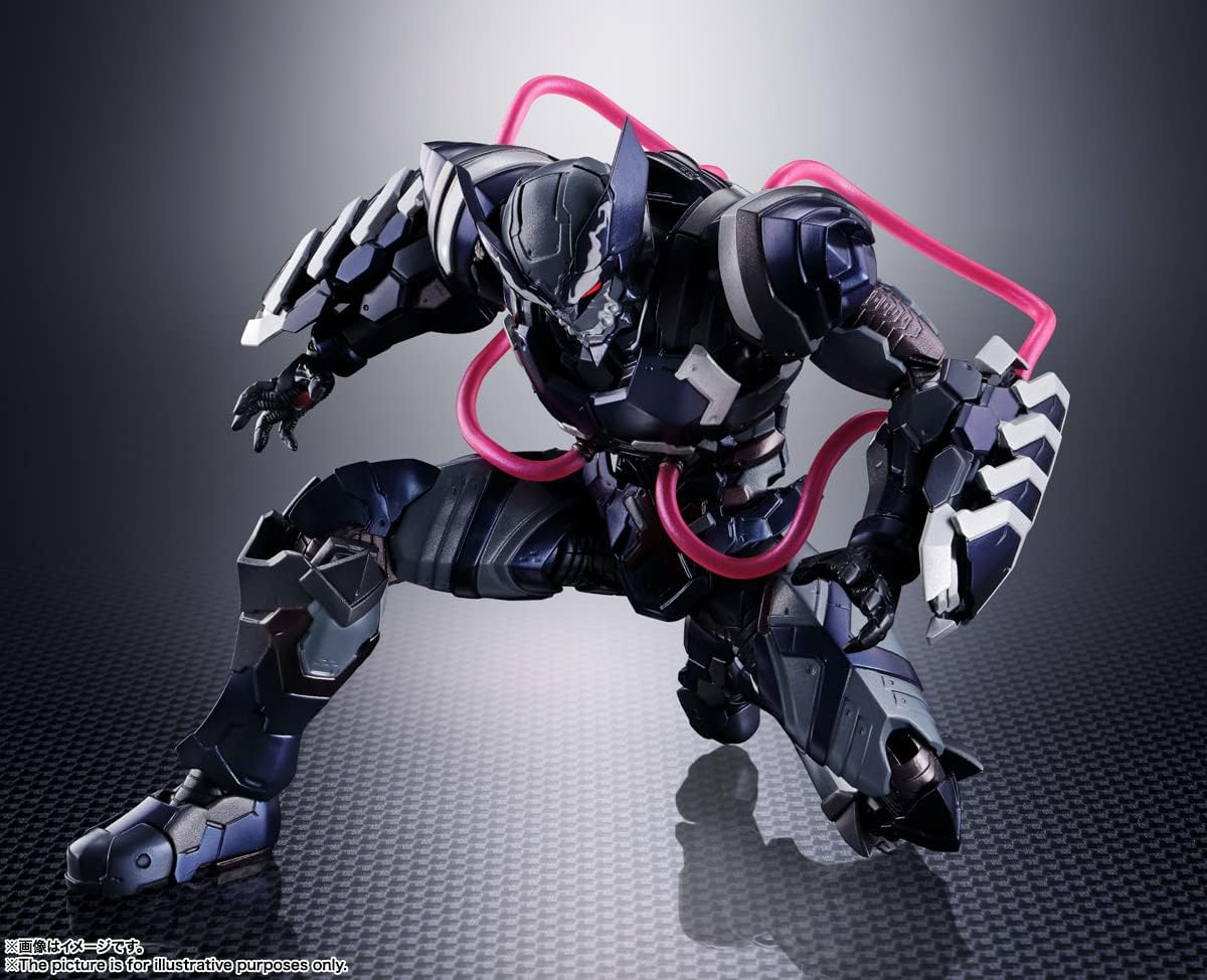 TAMASHII NATIONS - Tech-On Avengers - Venom Symbiote Wolverine (Tech-On Avengers), Bandai Spirits S.H.Figuarts Action Figure