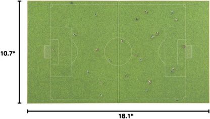 Midori 33167006 Colored Paper, Bi-Fold, Colored Paper, Soccer Field Pattern