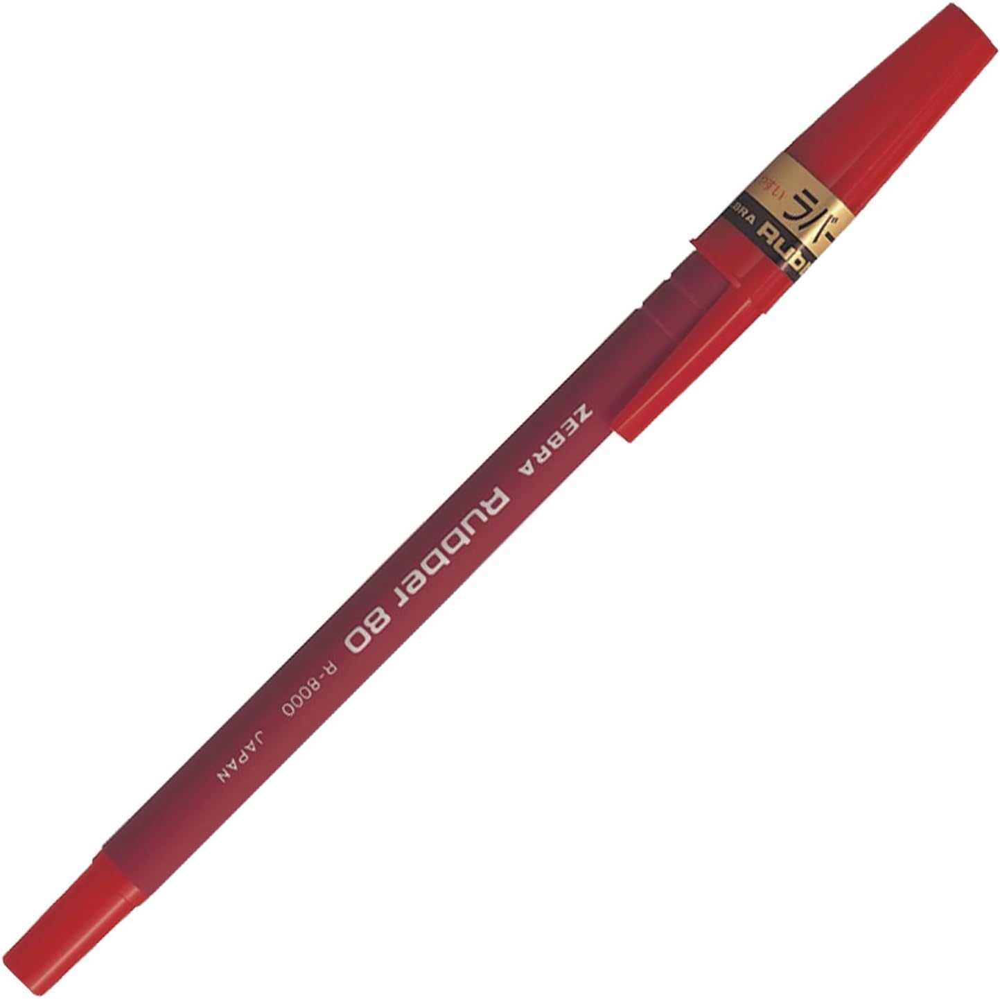 ZEBRA Rubber 80 Ballpoint Pen [Red] x 10 pieces (Japan Import)
