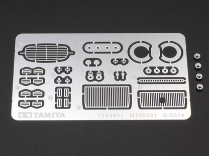 Tamiya 24357-000 300024357 Alfa Romeo 1:24 Lotus Super 7 Series II, Highly Model, Plastic, Assembly Kit, Detailed Replica, Unpainted