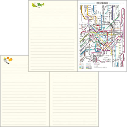 Midori Pocket Diary 22256006 Weekly Planner, 2024, B6, Cat Pattern, Starts January 2024 (Tri-print)