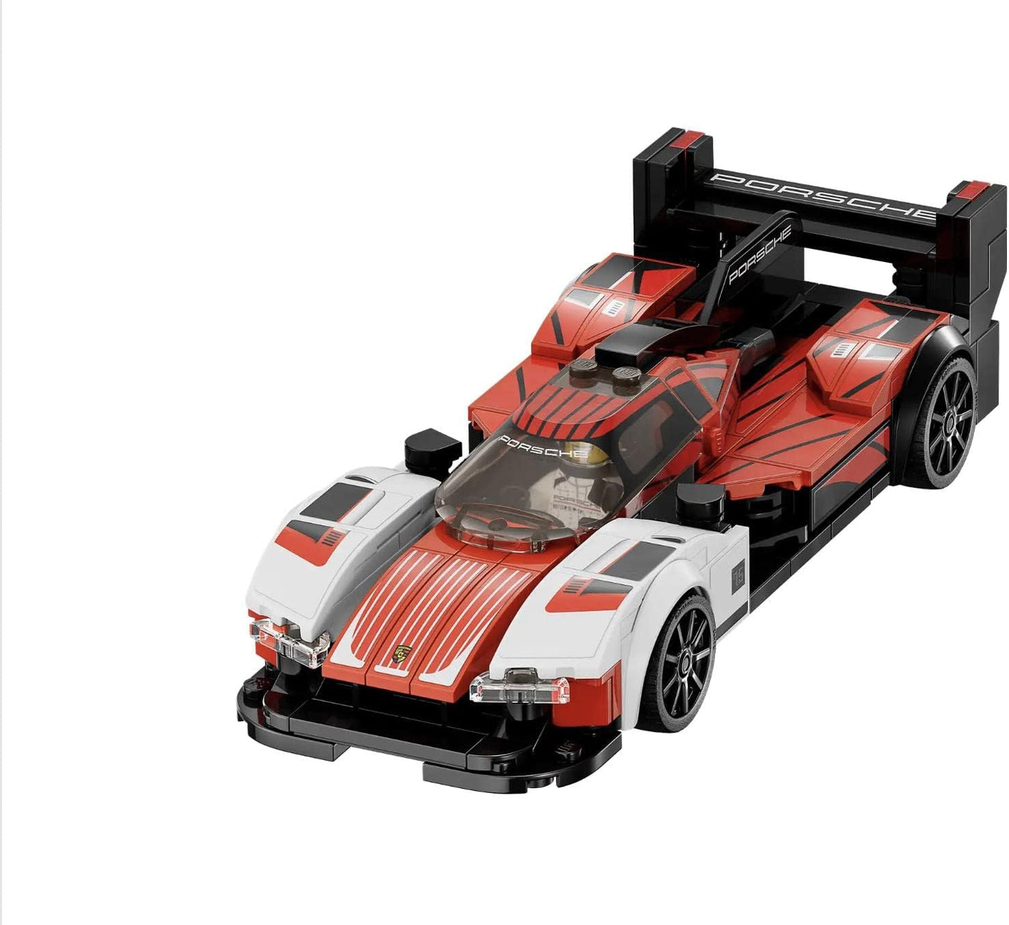 LEGO Speed Champions Porsche 963 76916, Model Car Building Kit, Racing Vehicle Toy for Kids, 2023 Collectible Set with Driver Minifigure, White