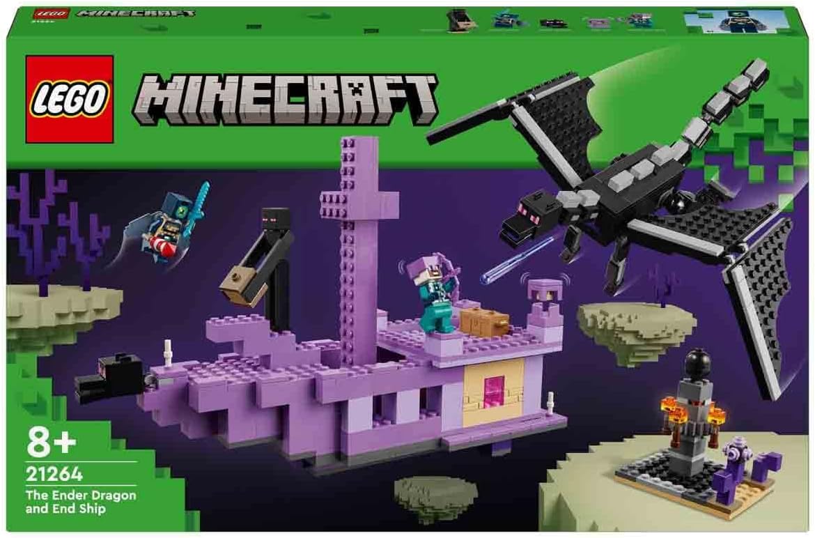 LEGO 21264 Minecraft Der Enderdrache und das Endschiff