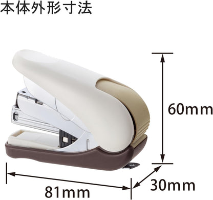 Plus Stapler ST010VN 30-714 Flat Clark Hit, 32 Bound, White