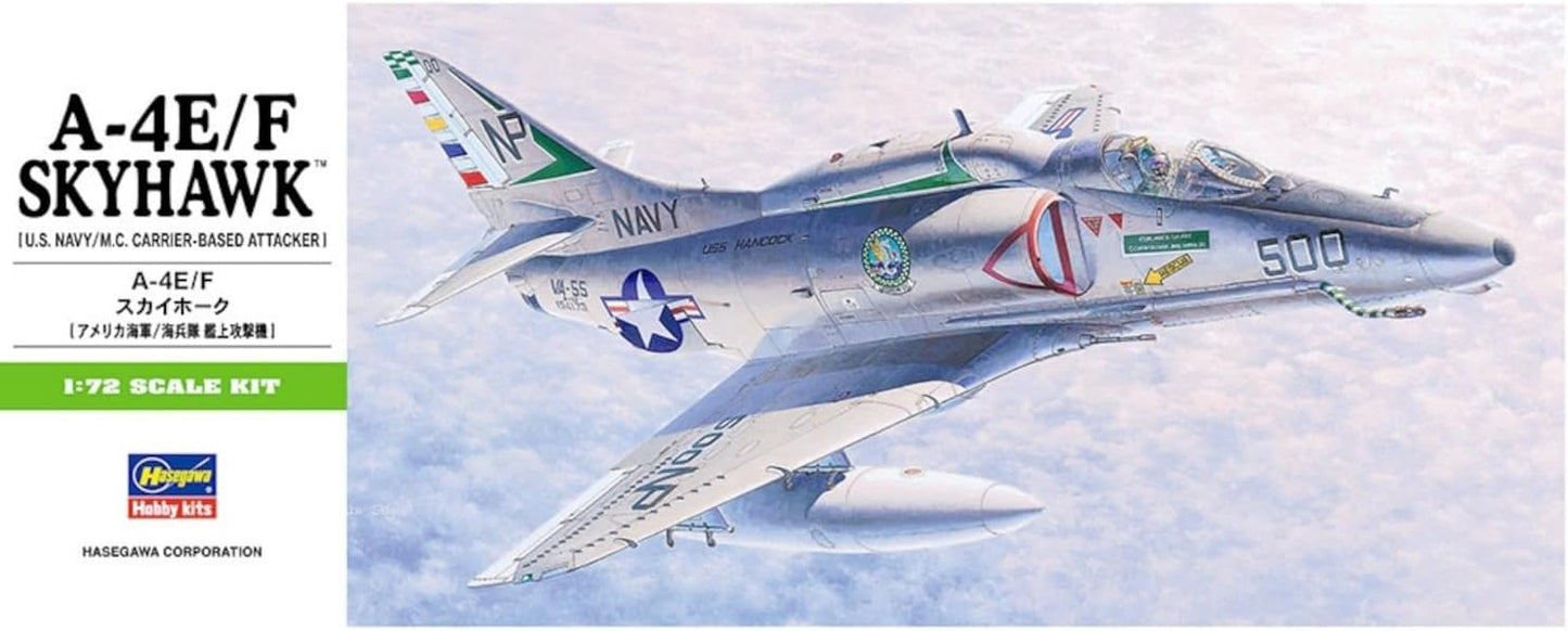 Hasegawa 1:72 Scale A-4E:F Skyhawk Model Kit