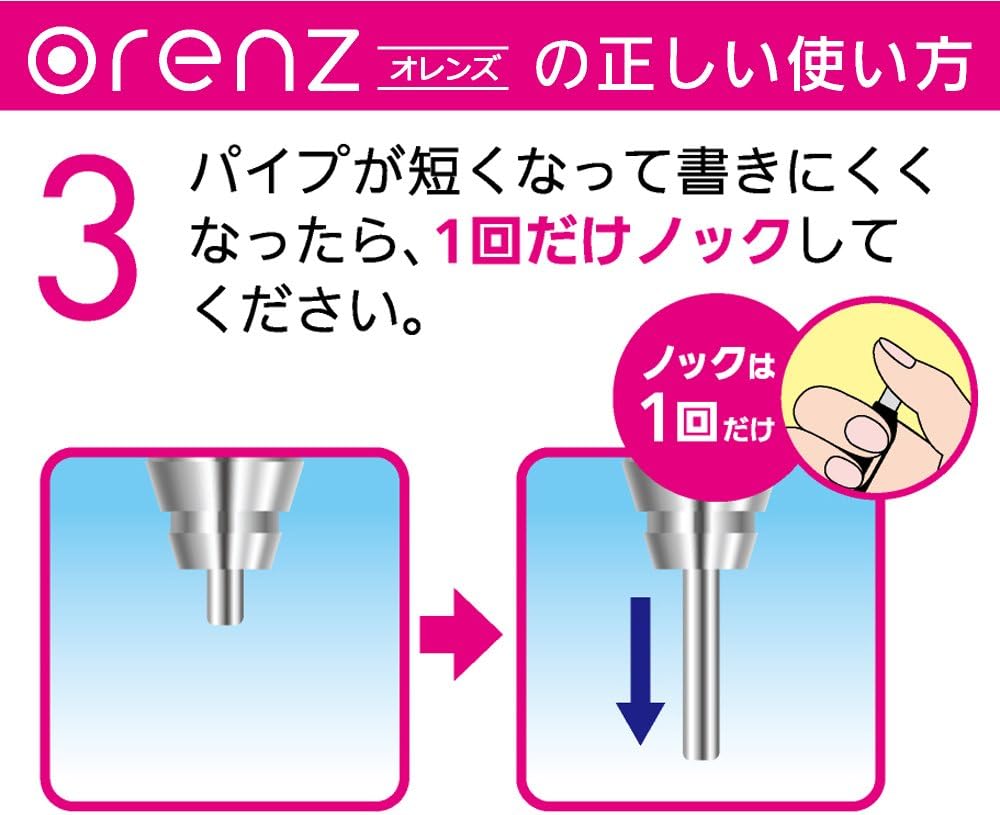 Pentel Mechanical Pencil Orenz 0.2mm, White Body (XPP502-W)