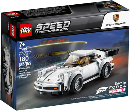 LEGO 75895 Speed Champions Porsche 911 Turbo 3.0 Toy Car, Forza Horizon 4 Expansion Pack Model