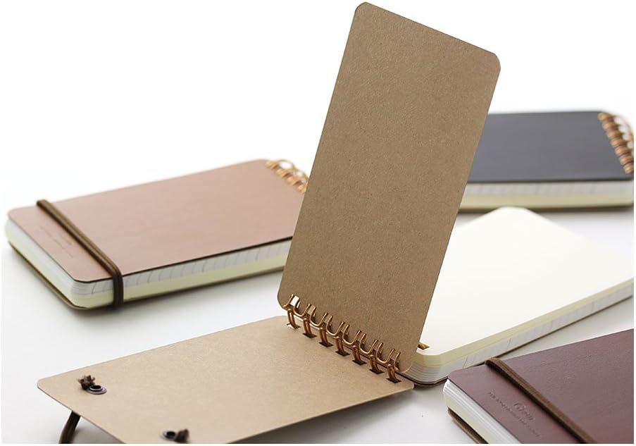 DESIGNPHIL Midori 11799006 Notepad WM Ring Memo Grain Dark Brown
