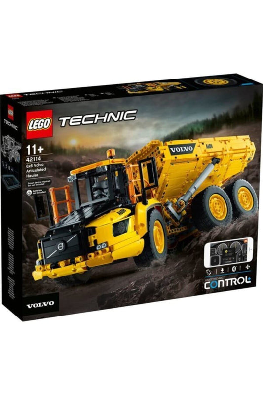 LEGOå¨ Technic 6x6 Volvo Articulated Hauler (42114) Building Kit, Volvo Truck Toy Model;Construction Vehicle Playsets