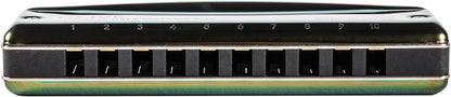 Suzuki C-20-AB Olive 10-Hole Diatonic Harmonica, Key of Ab