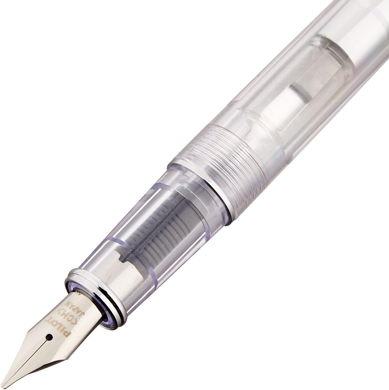 PILOT Prera Iro-Ai Calligraphy-Nib Transparent Pink Body Fountain Pen (FPRN-350R-TPCM), alternate view