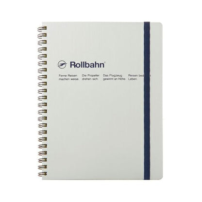 The Delfonics Roruban Pocket memo [Ring/Detach Perforated with] (Horizontal 168 ?� Vertical 216 Thickness 17mm) Metallic A5 Silver NRP16-SV