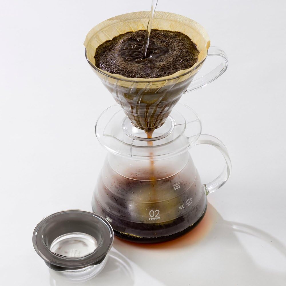 Hario V60 "Clear" Glass Range Server, 600ml