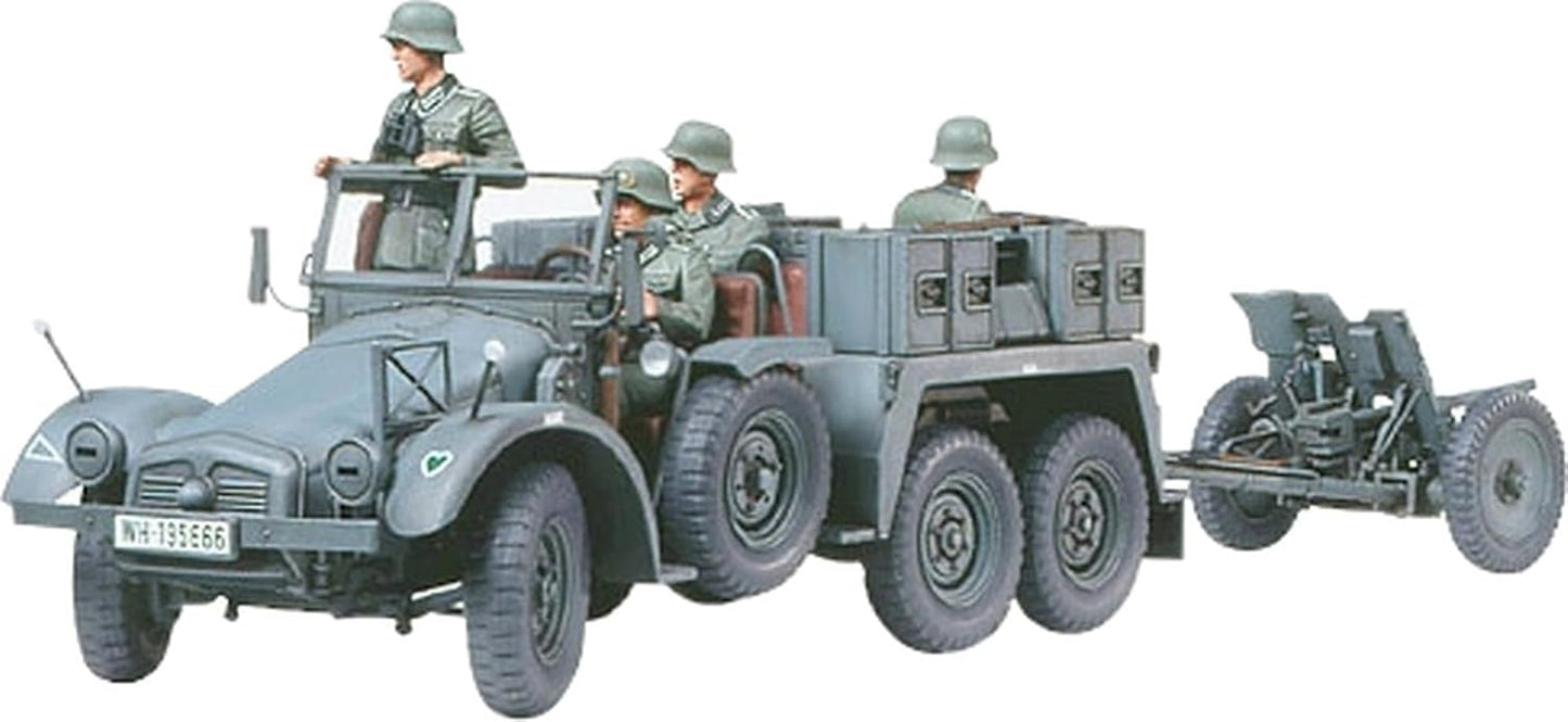 Tamiya Models Krupp Protze Towing Truck with 37mm Pak Model Kit