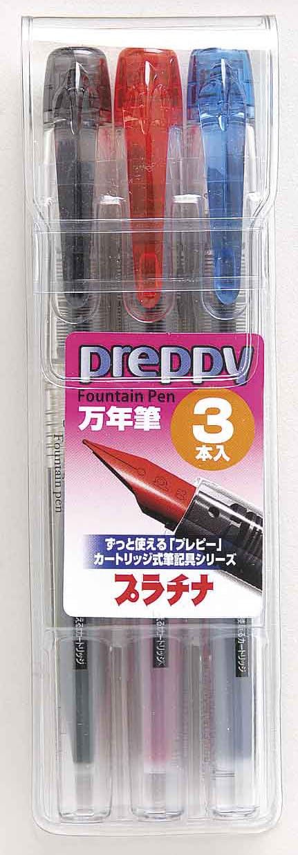 Platinum fountain penPurepi 3 color set fine print 03, main image