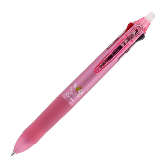 Pilot FriXion 3 038, 3 Color Ballpoint Pen, 0.38mm, Soft Pink Body (4902505501579)