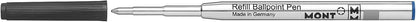 Montblanc Ballpoint Pen Refills (M) Royal Blue 124493 ??? Refill Cartridges with a Medium Tip for Montblanc Ball Pens ??? 2 x Blue Ballpoint Refills