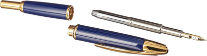 PILOT Fountain Pen Capless, M-Nib, Dark Blue Body (FC-15SR-DL-M)