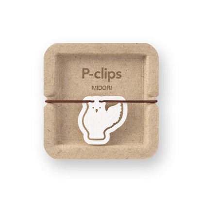 Midori 43403006 Clip Peaclips, Owl Pattern