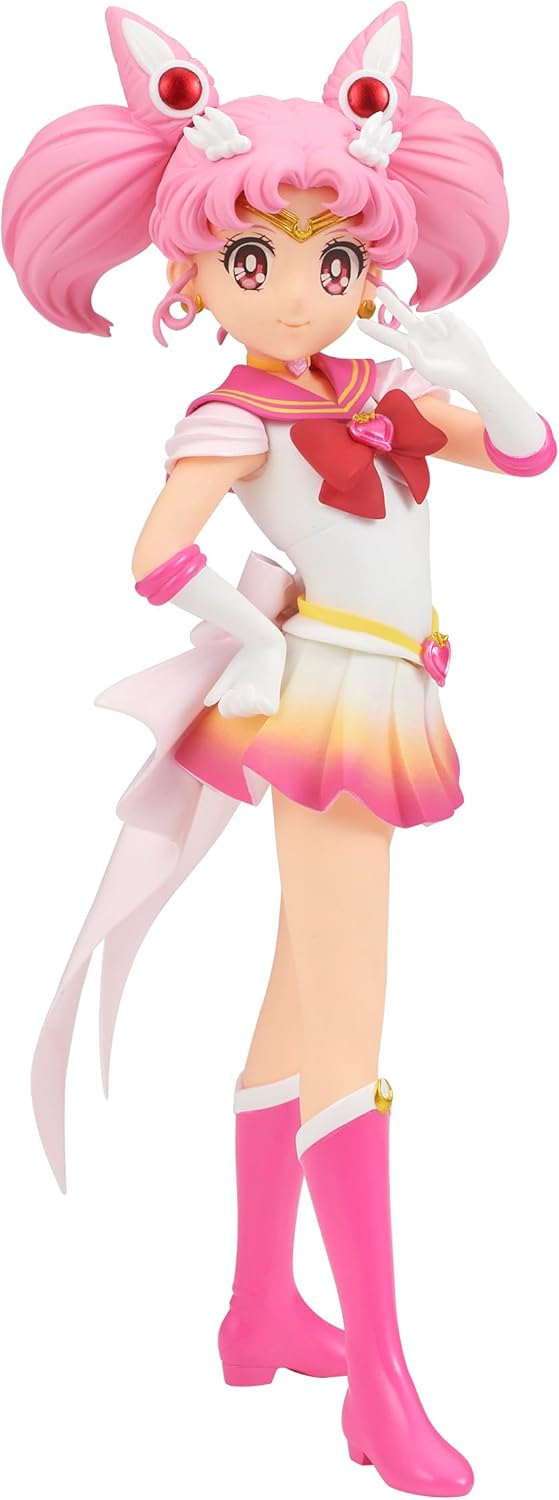 Banpresto - Pretty Guardian Sailor Moon Cosmos The Movie - Super Sailor Chibi Moon (ver. A), Bandai Spirits Glitter & Glamours Figure