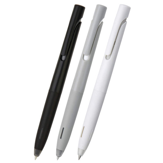 Zebra P-BAS88-KR3AZ Oil-Based Ballpoint Pen, Blen, 0.02 inches (0.5 mm), Monotone Base, Black Ink, Set of 3