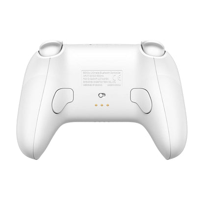 8Bitdo Ultimate Bluetooth Controller with Charging Dock, Wireless Pro Controller with Hall Effect Sensing Joystick, Compatible with Switch, Windows and Steam Deck (White)