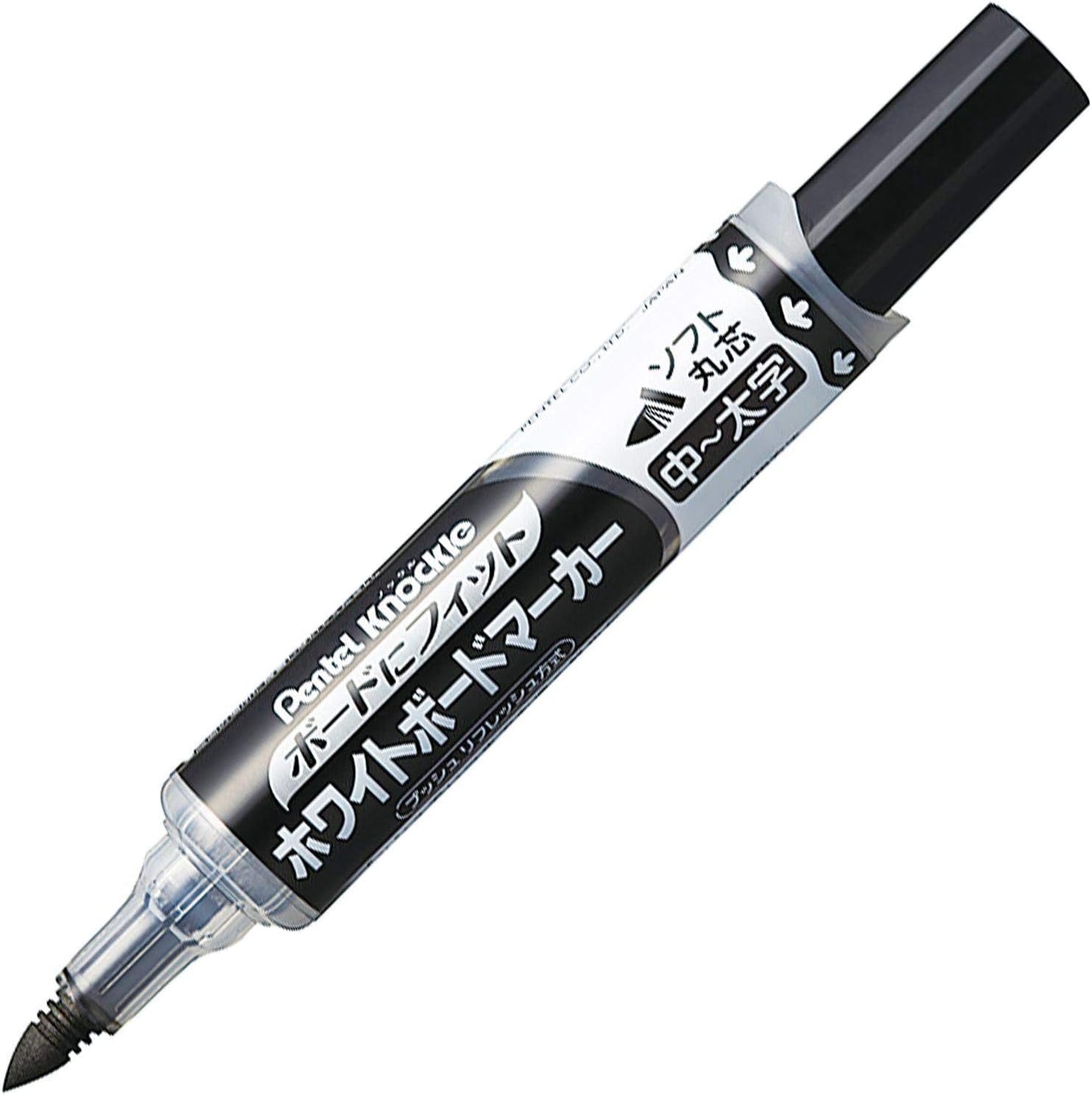 Pentel Whiteboard Marker KNOCKLE [Black] XEMWL5BF-A (Japan Import)