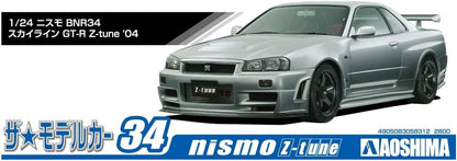 Aoshima Nismo BNR34 Skyline GT-R Z-Tune ???04 1:24 Scale Model Kit