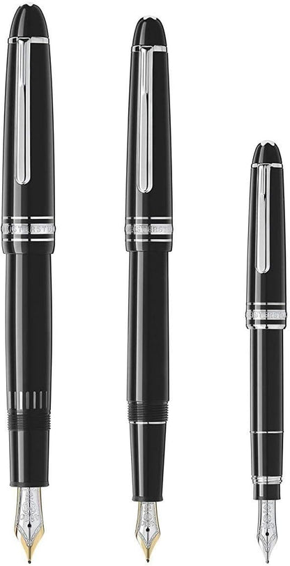 Montblanc Ink Cartridges Midnight Blue 105195 ??? Short International Standard Fountain Pen Refills in Blue-Black ??? 8 Pen Cartridges