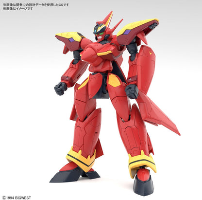 Bandai Hobby - Macross 7 - (2691355) #05 VF-19 Custom Fire Valkyrie with Sound Booster, Bandai Spirits HG 1/100 Model Kit