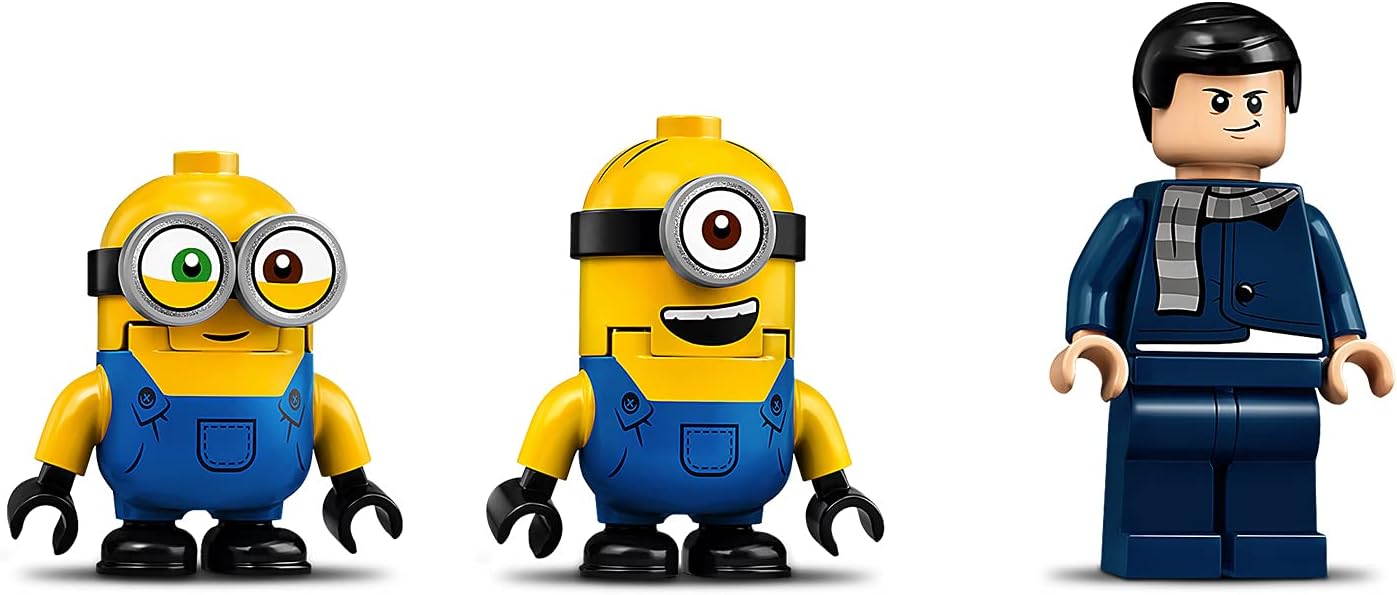 LEGO 75549 Minions Unstoppable Bike Chase Construction Toy with Gru, Bob and Stuart Minion, Movie Gift Idea for Girls and Boys Ages 6 and Up