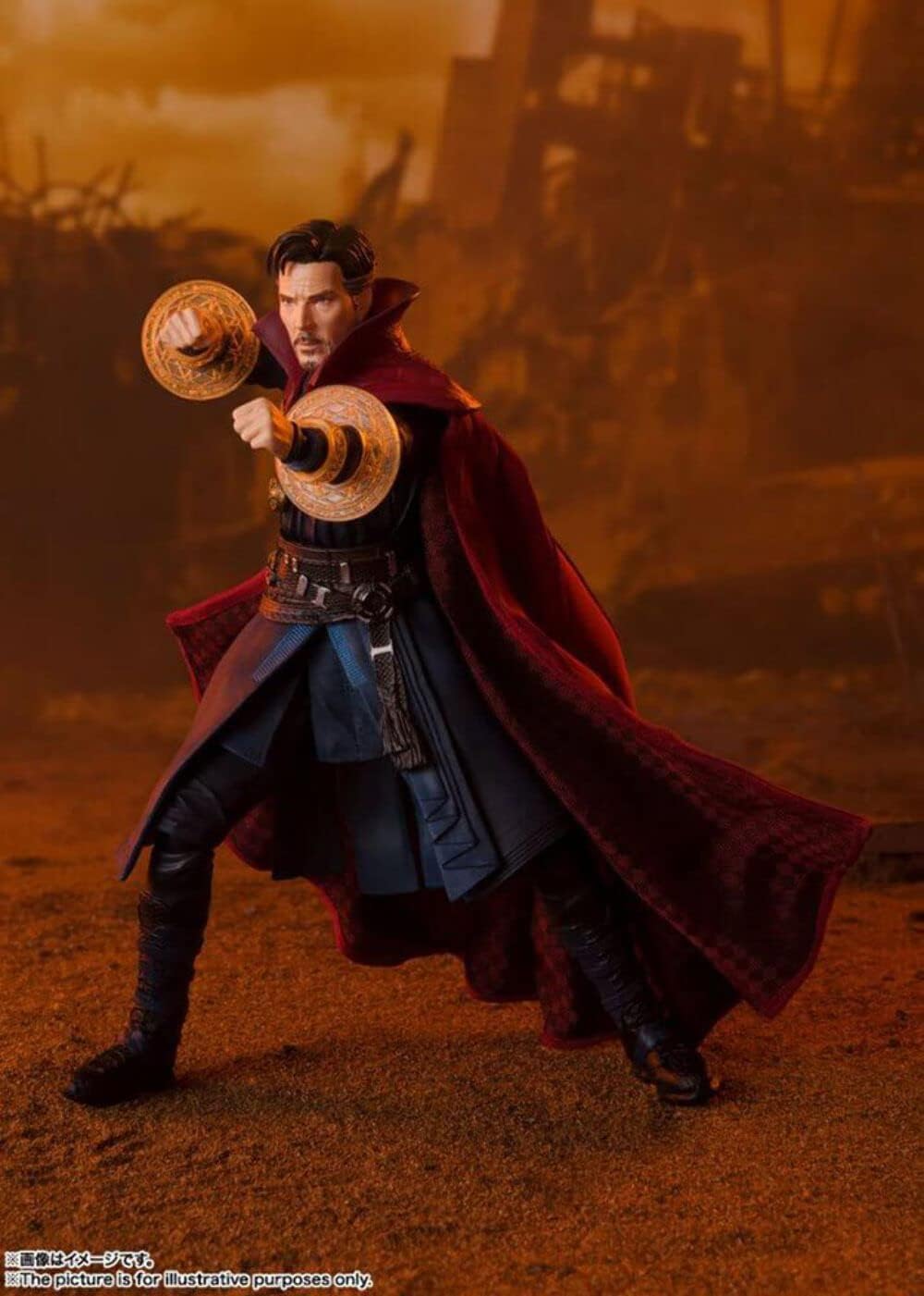 TAMASHII NATIONS - Avengers: Infinity War - Doctor Strange Battle on Titan Edition, Bandai Spirits S.H.Figuarts Action Figure