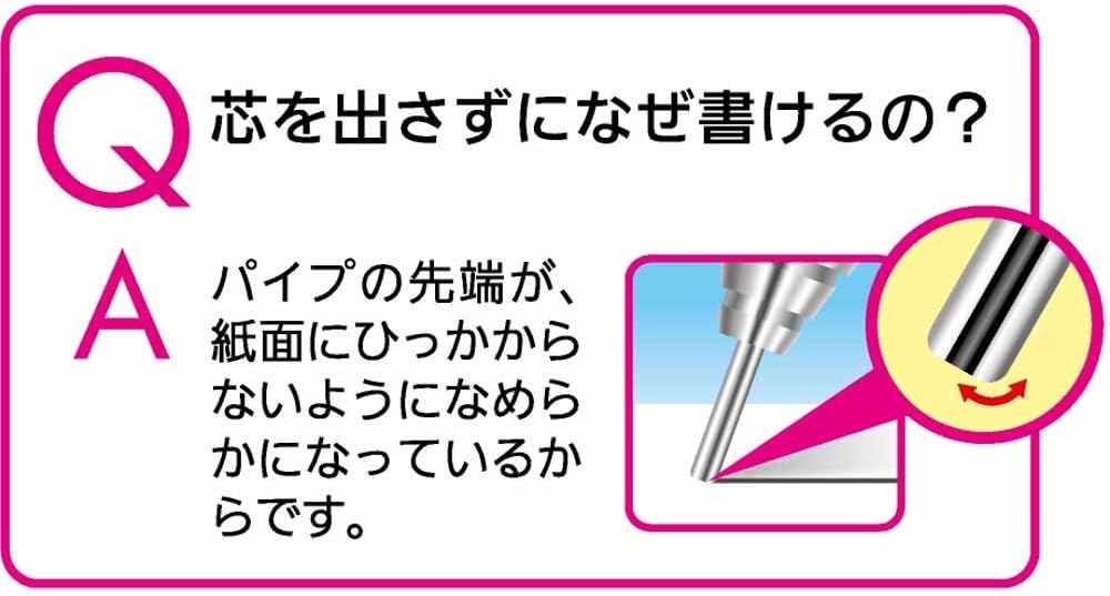 Pentel Mechanical Pencil Orenz 0.2mm, White Body (XPP502-W)