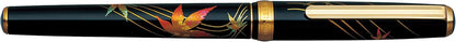 PLATINUM Makie Fountain Pen Kanazawa Foil Maple Fine Print (F) Ptl-15000h # 46-2 (Japan Import), detail image