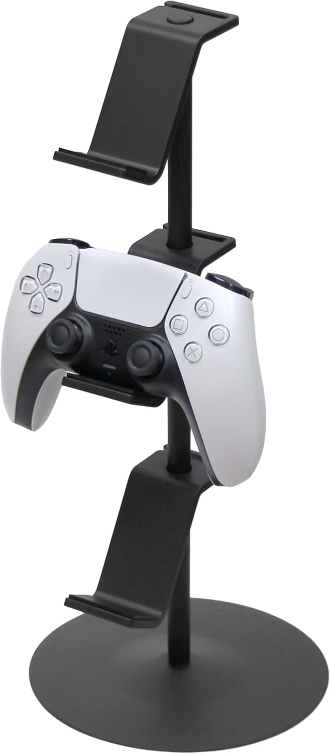 Yamazaki 5089 SMART Controller-Halterung, schwarz, Stahl/ABS Harz/Silikon, Minimalistisches Design