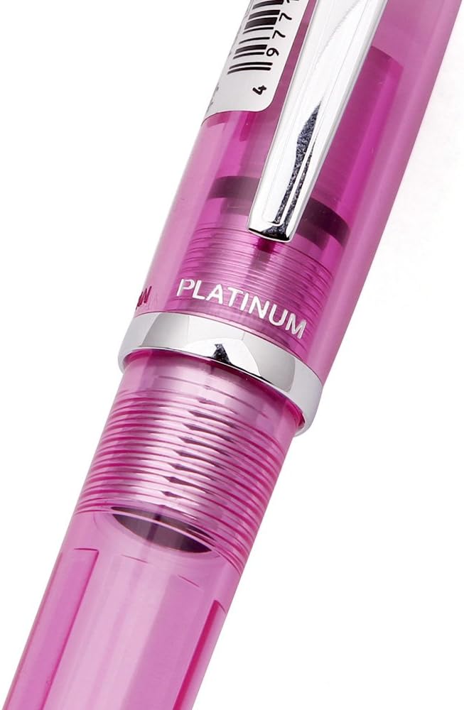 PLATINUM Fountain Pen Balance Crystal Rose Medium Point PGB-3000A#74-3, detail image