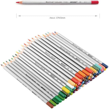 [E-STAR] pencils 72 color set children / adult coloring book illustrations sketch