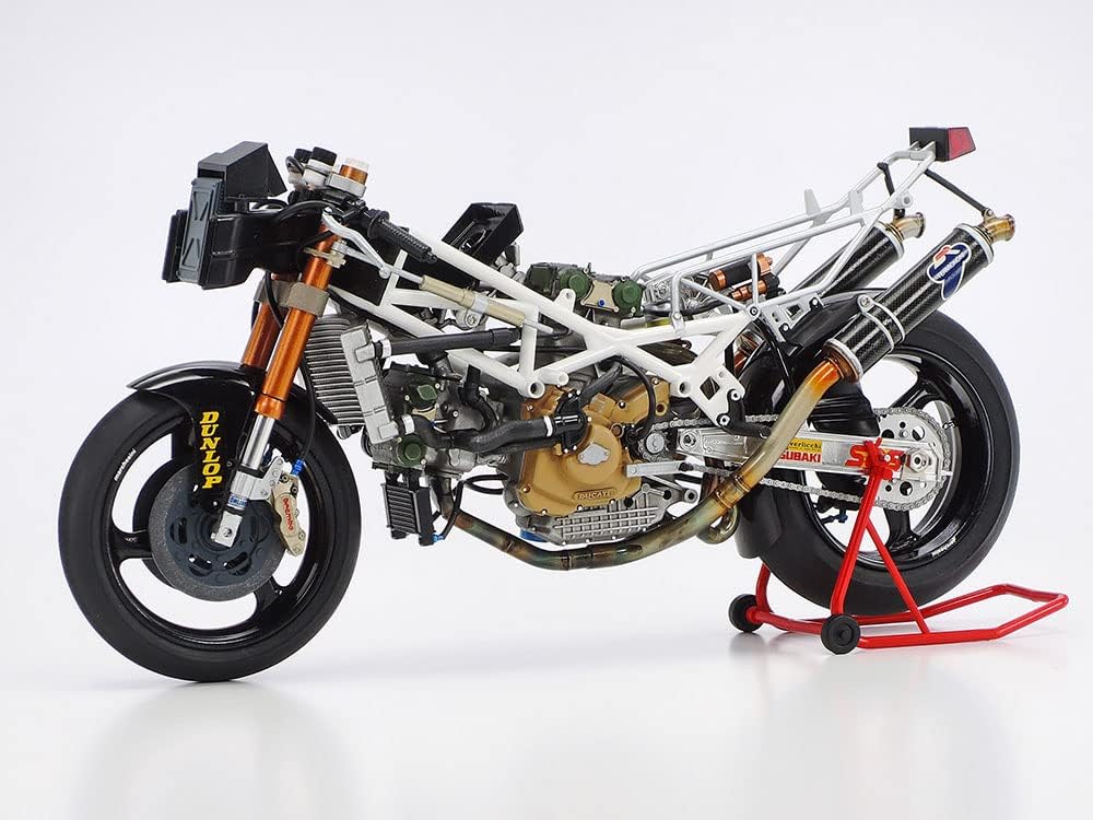Tamiya 4950344992546 300014063-1:12 Ducati 888 Superbike 1993, Red